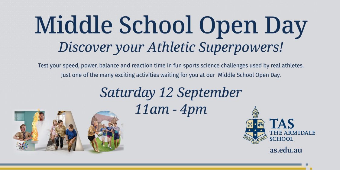 Webslider MS Open Day & Athletic Superpower